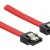 DELOCK καλώδιο SATA 82678, 6Gb/s, 70cm, κόκκινο