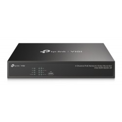 TP-LINK NVR καταγραφικό VIGI NVR1004H-4P, 8MP, 4 κανάλια PoE, Ver. 1.0 Καταγραφικά Συστήματα