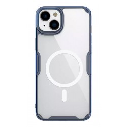NILLKIN θήκη Nature Pro Magnetic για iPhone 15 Plus, διάφανη-μπλε Θήκες