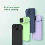 NILLKIN θήκη CamShield Silky Silicone για iPhone 15 Plus, μπλε Θήκες