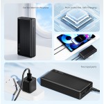 USAMS power bank US-CD205, 2x USB θύρες εξόδου, 10000mAh, 10W, μαύρο Power Bank