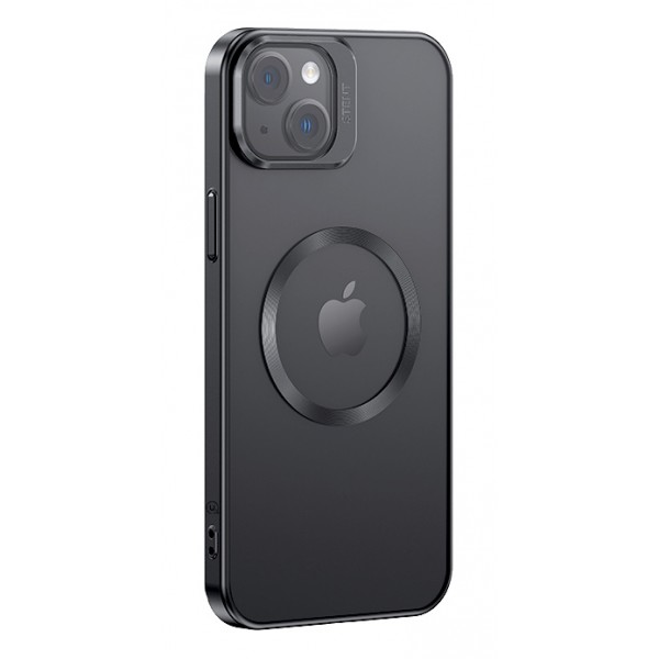 USAMS θήκη Geying US-BH856 για iPhone 15 Plus, διάφανη/μαύρη Θήκες