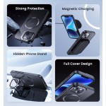 USAMS θήκη Geying US-BH856 για iPhone 15 Plus, διάφανη/μπλε Θήκες