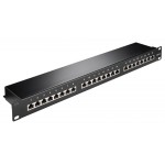 GOOBAY CAT 6e Ethernet patch panel 19INCH, 24 εγκατάστασης καλωδίων STP Δίκτυο