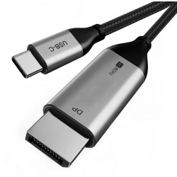 CABLETIME καλώδιο USB-C σε DisplayPort CT-CMDP2, 4K/30Hz, 1.2m, μαύρο USB-C (Type-C)