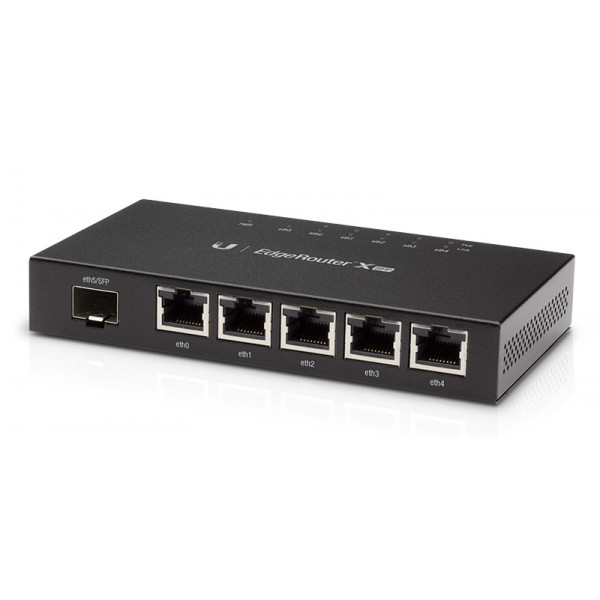 UBIQUITI router EdgeRouter X SFP, 5-Port Gigabit PoE, 1000Mbps, 50W Modem - Router
