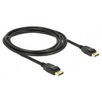 DELOCK καλώδιο DisplayPort 1.2 83806, 4K/60Hz, 21.6 Gbps, 2m, μαύρο Εικόνα