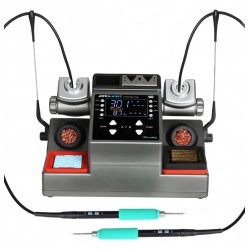 AIFEN ψηφιακός σταθμός συγκόλλησης A902, 2x κολλητήρια, 350W, 110-450 °C Συγκόλληση