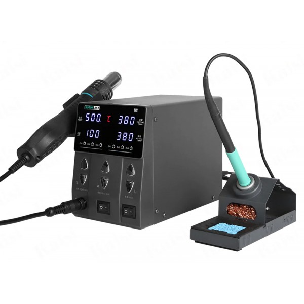 SUGON σταθμός συγκόλλησης 212 με κολλητήρι & air gun, 760W, 200-450 °C Συγκόλληση