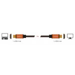 DELOCK καλώδιο HDMI 85729, 8K/60Hz, 48 Gbps, eARC, HDR, 2m, μαύρο Εικόνα
