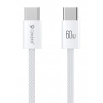 CELEBRAT καλώδιο USB-C U600, 60W, 480Mbps, 1m, λευκό USB-C (Type-C)