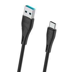 CELEBRAT καλώδιο USB-C σε USB CB-18T, 3A, 480Mbps, 1m, μαύρο USB-C (Type-C)