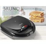 BRUNO τοστιέρα BRN-0167, 2 θέσεων, 800W, αντικολλητικές πλάκες, μαύρη Συσκευές Ψησίματος-Μαγειρέματος