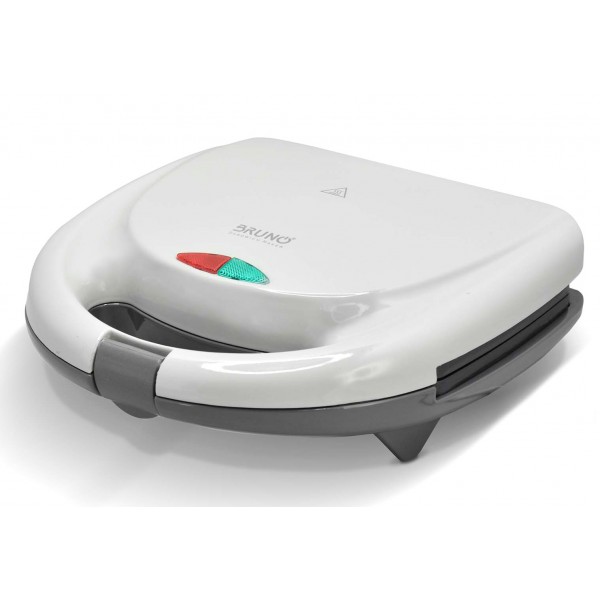 BRUNO τοστιέρα BRN-0166, 2 θέσεων, 800W, αντικολλητικές πλάκες, λευκή Συσκευές Ψησίματος-Μαγειρέματος