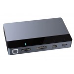 CABLETIME multi-port switch CT-PS41-GB1 σε HDMI, 4 σε 1, 4K/60Hz, γκρι Αξεσουάρ Εικόνας