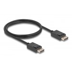 DELOCK καλώδιο DisplayPort 2.1 80492, 8K/60Hz 4K/120Hz 40 Gbps 1m, μαύρο Εικόνα