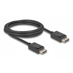 DELOCK καλώδιο DisplayPort 2.1 80493 8K/60Hz 4K/120Hz 40 Gbps, 2m, μαύρο Εικόνα