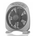 BRUNO ανεμιστήρας Box Fan BRN-0184, επιτραπέζιος/δαπέδου, 38W 32cm, γκρι Ανεμιστήρες