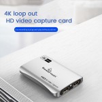 POWERTECH video capture CAB-UC081, HDMI/USB σύνδεση, 4K/30Hz, γκρι Αξεσουάρ Εικόνας
