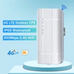 SUNCOMM outdoor 4G LTE CPE QC300K, 300Mbps Wi-Fi, 100Mbps LAN, IP65 Modem - Router