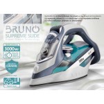 BRUNO σίδερο ατμού Supreme Slide BRN-0146 με κεραμική πλάκα, 3000W Σιδέρωμα & Καθάρισμα