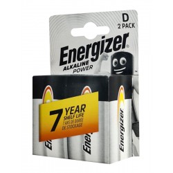 ENERGIZER αλκαλικές μπαταρίες Alkaline Power, D/LR20, 1.5V, 2τμχ Μπαταρίες Αλκαλικές
