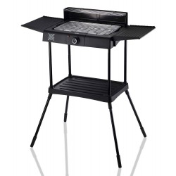 BRUNO επιδαπέδια ηλεκτρική ψησταριά BRN-0190, 2400W, με βάση & ρυθμιζόμενο θερμοστάτη, μαύρη Συσκευές Ψησίματος-Μαγειρέματος