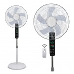 BRUNO ανεμιστήρας προηγμένων λειτουργιών BRN-0189 με τηλεχειριστήριο, 45W, Φ43εκ x 130εκ, λευκός Ανεμιστήρες