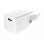 POWERTECH φορτιστής τοίχου PT-1223, USB-C, 20W, λευκός Φορτιστές Κινητών