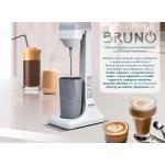 BRUNO φραπεδιέρα επιτραπέζια BRN-0182 100W με δοχείο 450ml, λευκή-γκρι Συσκευές Κοπής, Μίξης, Ανάδευσης