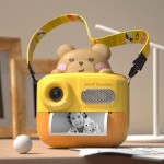 WOWKIDS παιδική φωτογραφική μηχανή K64 με εκτυπωτή, 26MP, 2", κίτρινη Εκπαιδευτικά Παιχνίδια