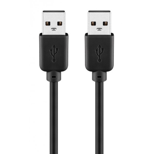 GOOBAY καλώδιο USB 2.0 Type A 93593, copper, 1.8m, μαύρο USB