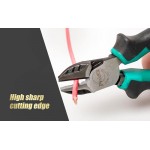 PROSKIT πλαγιοκόφτης 1PK-067DS, αντιολισθητικές λαβές, max Φ3.2mm, 165mm Πένσες