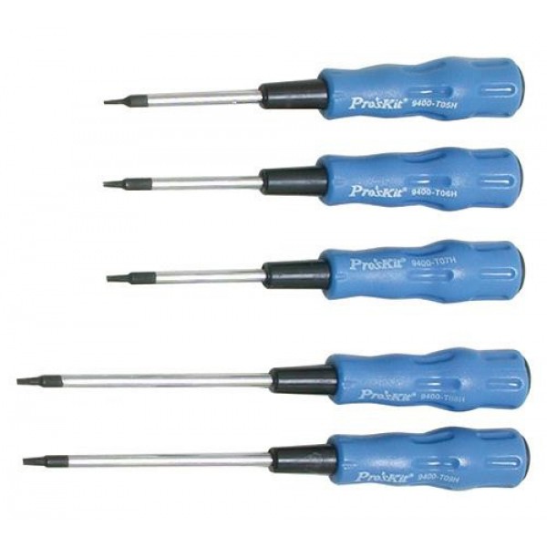 PROSKIT σετ κατσαβιδιών Torx SW-2125H, 5τμχ Κατσαβίδια