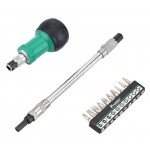 PROSKIT σετ κατσαβίδι καστάνιας 1PK-201 με 10 μύτες, 12τμχ Κατσαβίδια