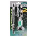 PROSKIT σετ κατσαβίδι καστάνιας 1PK-201 με 10 μύτες, 12τμχ Κατσαβίδια