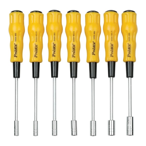 PROSKIT σετ κατσαβίδια καρυδάκια 1PK-9402, 7τμχ Κατσαβίδια