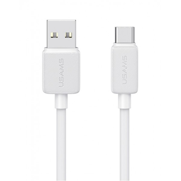 USAMS καλώδιο USB-C σε USB US-SJ688, 3A, 480Mbps, 1m, λευκό USB-C (Type-C)