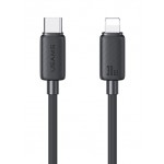 USAMS καλώδιο Lightning σε USB-C US-SJ692, 30W, 480Mbps, 1m, μαύρο USB-C (Type-C)