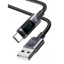 USAMS καλώδιο USB-C σε USB US-SJ673, 66W, 480Mbps, 1.2m, μαύρο USB-C (Type-C)