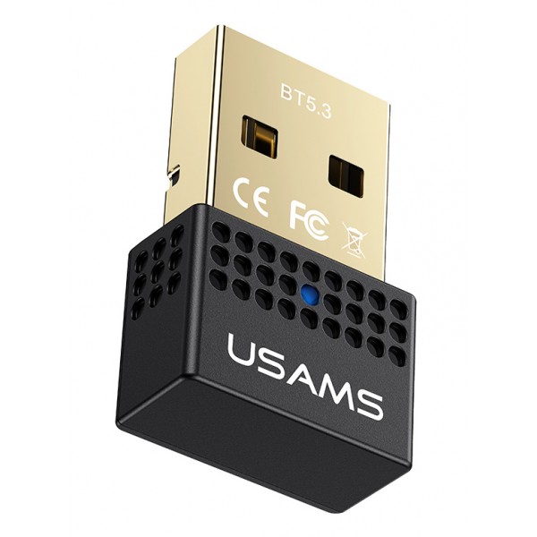 USAMS USB αντάπτορας Bluetooth 5.3 US-ZB285, μαύρος Κάρτες Δικτύου - USB Dongles