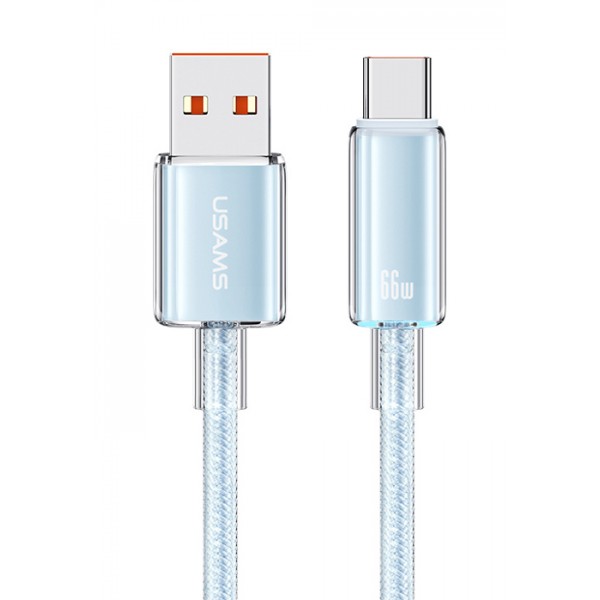 USAMS καλώδιο USB-C σε USB US-SJ658, 66W, 480Mbps, 1.2m, μπλε USB-C (Type-C)