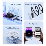 USAMS καλώδιο Lightning σε USB-C US-SJ692, 30W, 480Mbps, 1m, μαύρο USB-C (Type-C)