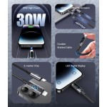 USAMS καλώδιο Lightning σε USB-C US-SJ672, 30W, 480Mbps, 1.2m, μαύρο USB-C (Type-C)