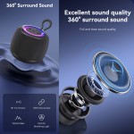 USAMS φορητό ηχείο US-YX014, 10W, Bluetooth, 1200mAh, μαύρο Ηχεία