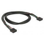 DELOCK καλώδιο USB 2.0 10-pin 2.54mm 82437, 480 Mbps, 50cm Εσωτερικά PC