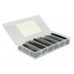 DELOCK σετ θερμοσυστελλόμενων μονωτικών 86271, 2:1, μαύρα, 100τμχ Συγκόλληση