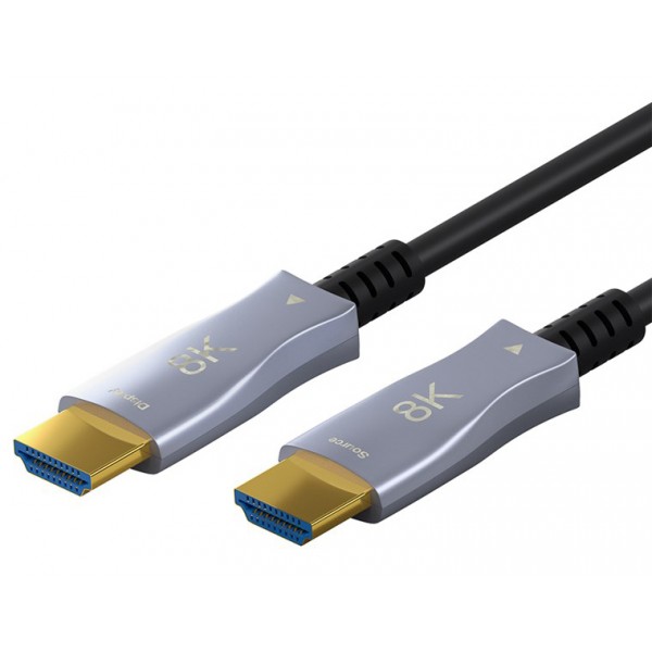 GOOBAY καλώδιο HDMI 2.1 65558 με Ethernet, 8K/60Hz, 48 Gbps, 10m, μαύρο Εικόνα