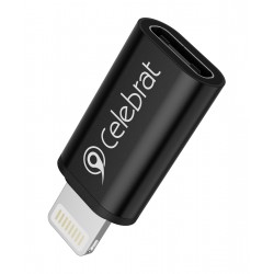 CELEBRAT αντάπτορας Lightning σε USB-C CA-03, 2A, 480Mbps, μαύρος USB-C (Type-C)