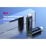 CELEBRAT αντάπτορας Lightning σε USB-C CA-03, 2A, 480Mbps, μαύρος USB-C (Type-C)